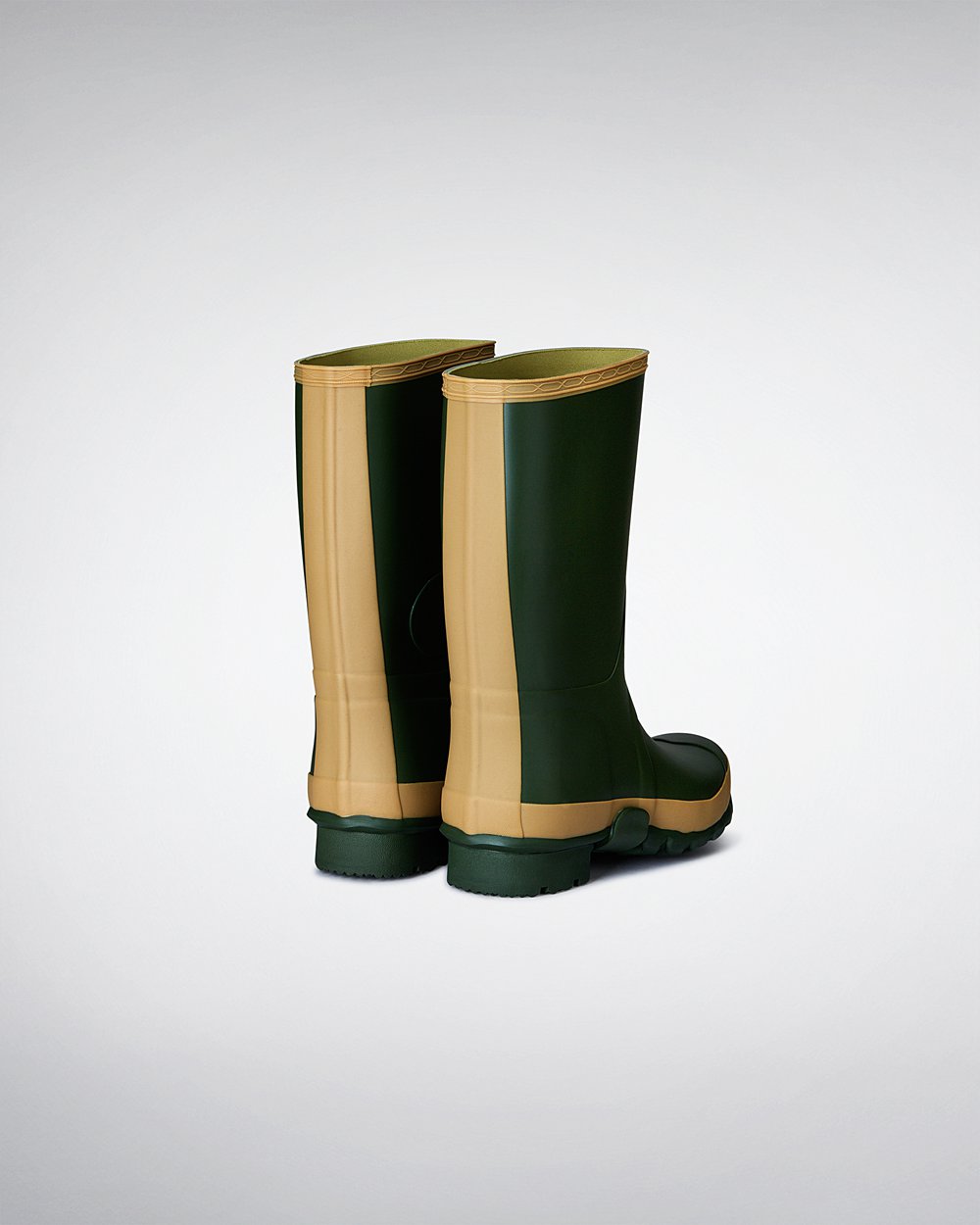 Botas de Lluvia Cortas Hunter Hombre - Gardener - Verdes - COIBPLK-50